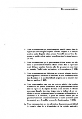 Document imprimé, en français. Le titre des sections apparaît en gras. Sous chacune d’elles, un ensemble de recommandations numérotées. Le texte inclut des notes en bas de page. Les numéros de pages sont entre tirets au bas de la page au centre.