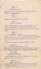 Texte dactylographié à l’encre violette, comportant des corrections manuscrites à l’encre noire. Le document est rédigé en français, selon le format suivant : l’article numéroté en lettres majuscules, son titre sur une autre ligne, puis son libellé.