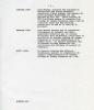 Text typewritten in French, arranged in two columns. Ten dates, November 1986 to April 1989, are listed in the left column, accompanied by a description of the events in the right column. The title of the document and the dates appear in capital letters. Page numbers are included at the top of the page, centreed. A call number is typed at the bottom of page 2.