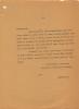 Brouillon d’une lettre dactylographiée, en français, sur des feuillets jaunis. La lettre se présente comme une liste de six doléances, suivies d’un rappel de la « filiale soumission » de son auteur à la Sainte Mère l’Église. Elle inclut le nom du destinataire et la fonction du signataire.
